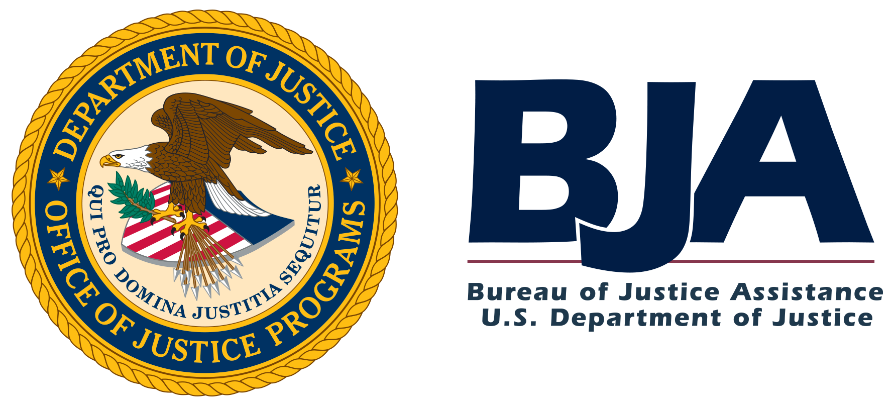 Bureau of Justice Assistance logo next to Office of Justice Programs seal