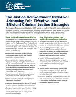 Justice Reinvestment Initiative thumbnail
