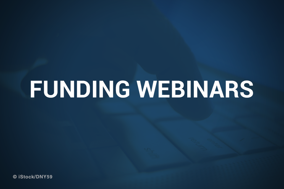 Funding Webinars promotional image