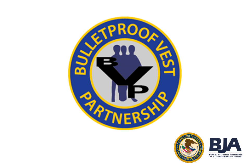 Bulletproof Vest Partnership Program logo with OJP seal and BJA logo