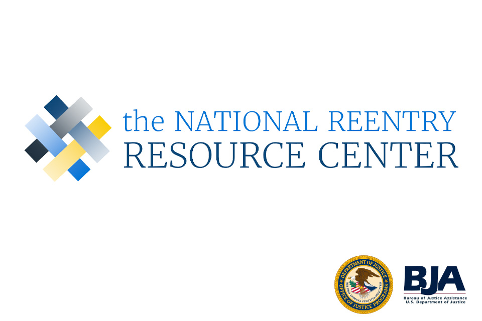 National Reentry Resource Center logo with OJP seal and BJA logo